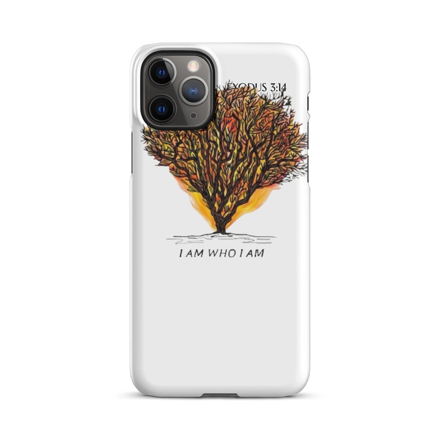 The Burning Bush themed Snap case for iPhone®