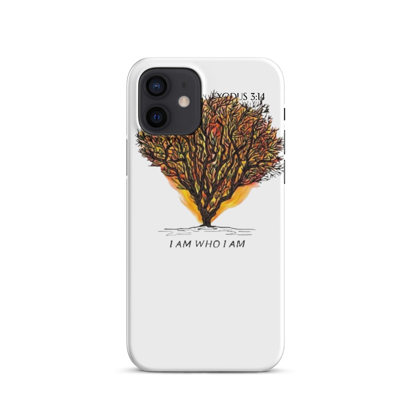 The Burning Bush themed Snap case for iPhone®