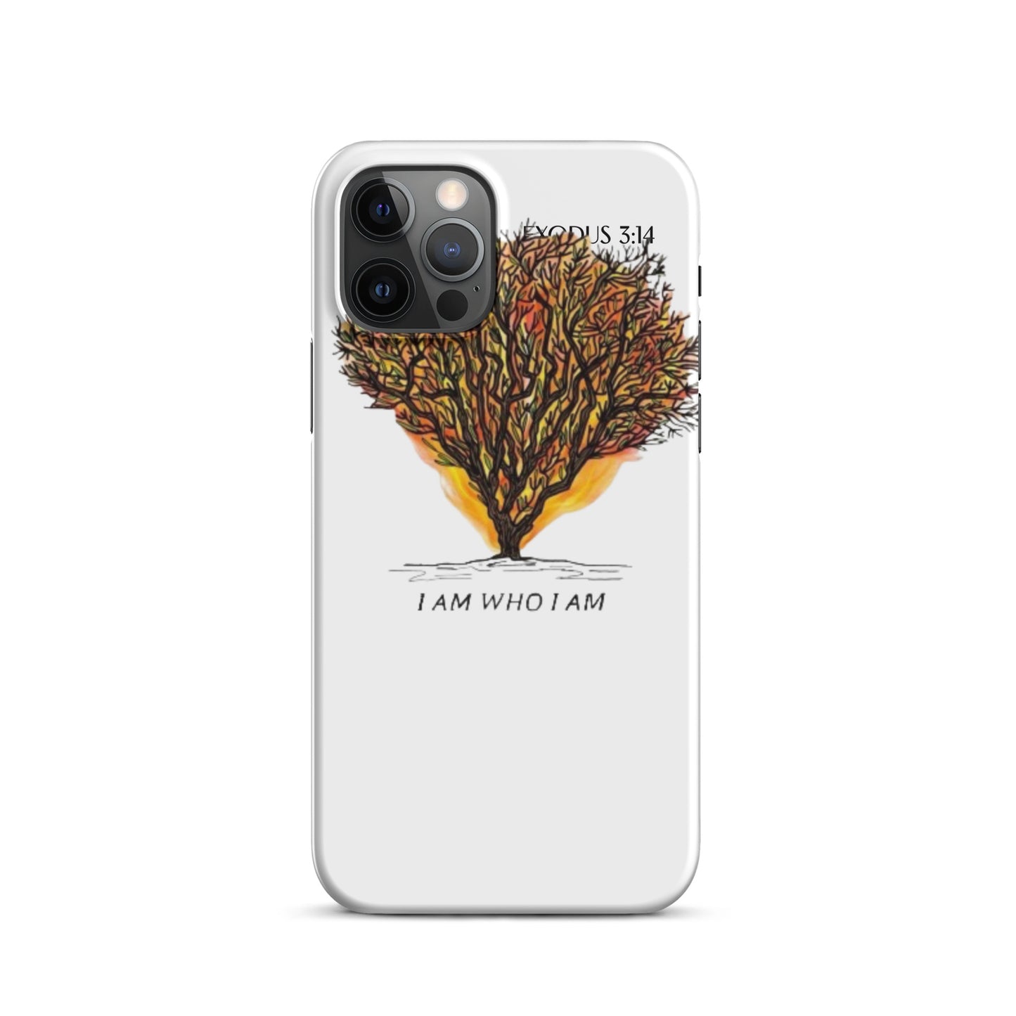 The Burning Bush themed Snap case for iPhone®