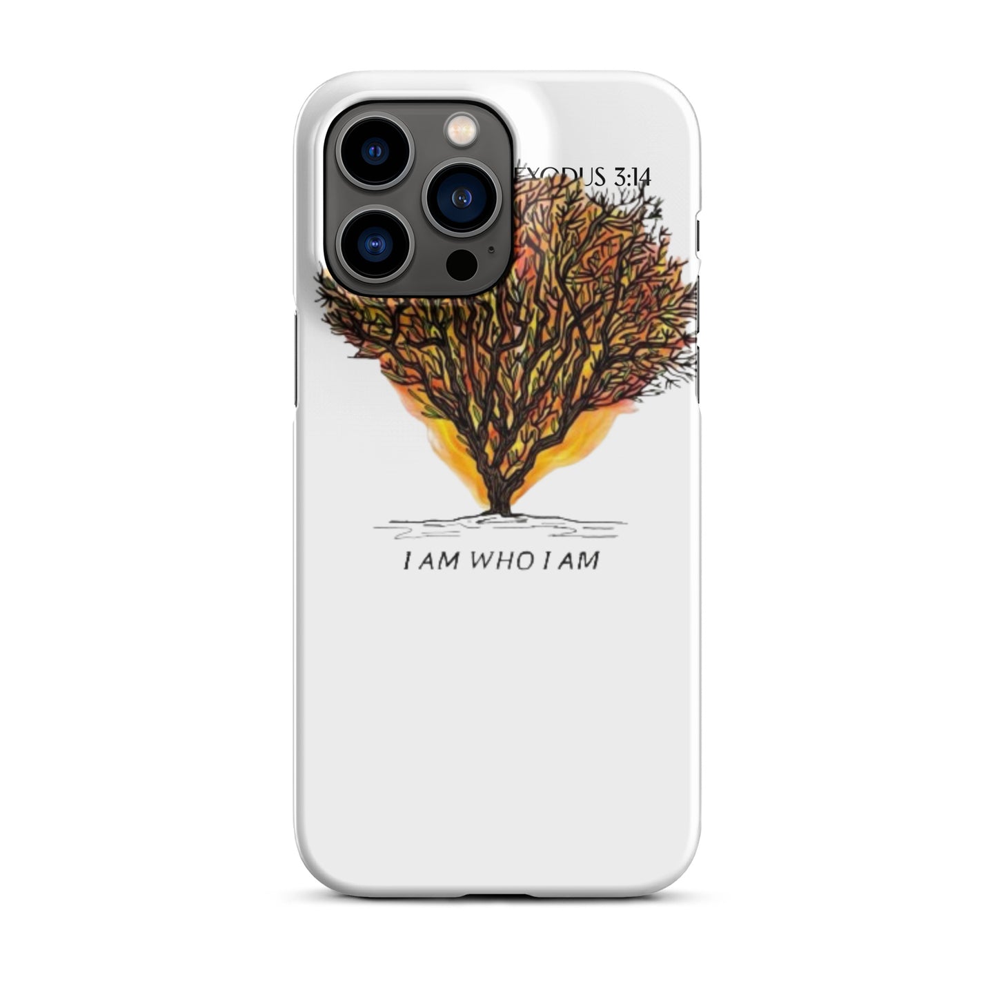 The Burning Bush themed Snap case for iPhone®